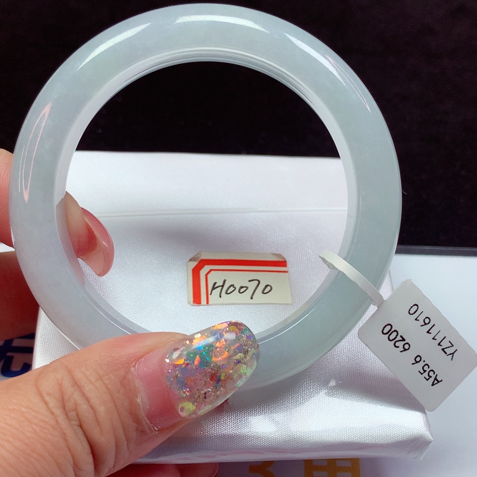 【闪购商品】翡翠手镯未镶嵌天然翡翠手镯55