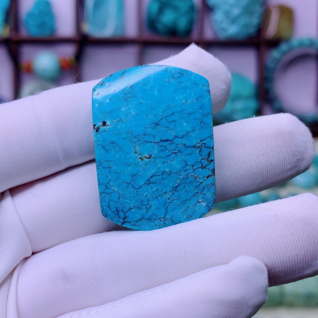 荣***房绿松石未镶嵌原矿绿松石