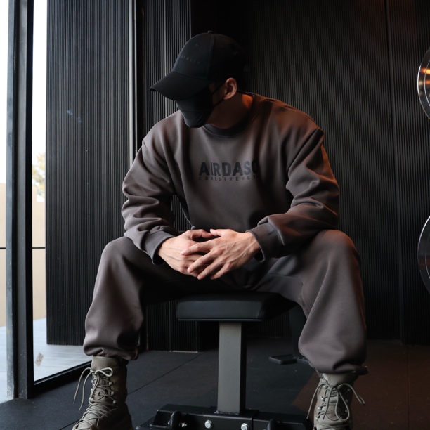 【大师兄】专属2025新春款立体胶印运动长袖加绒卫衣套装43011