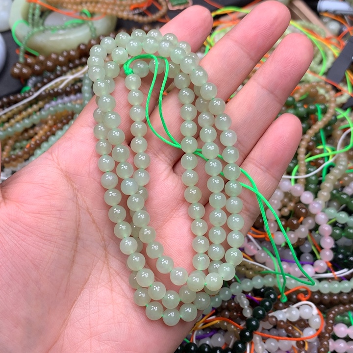 和田玉未镶嵌手链19