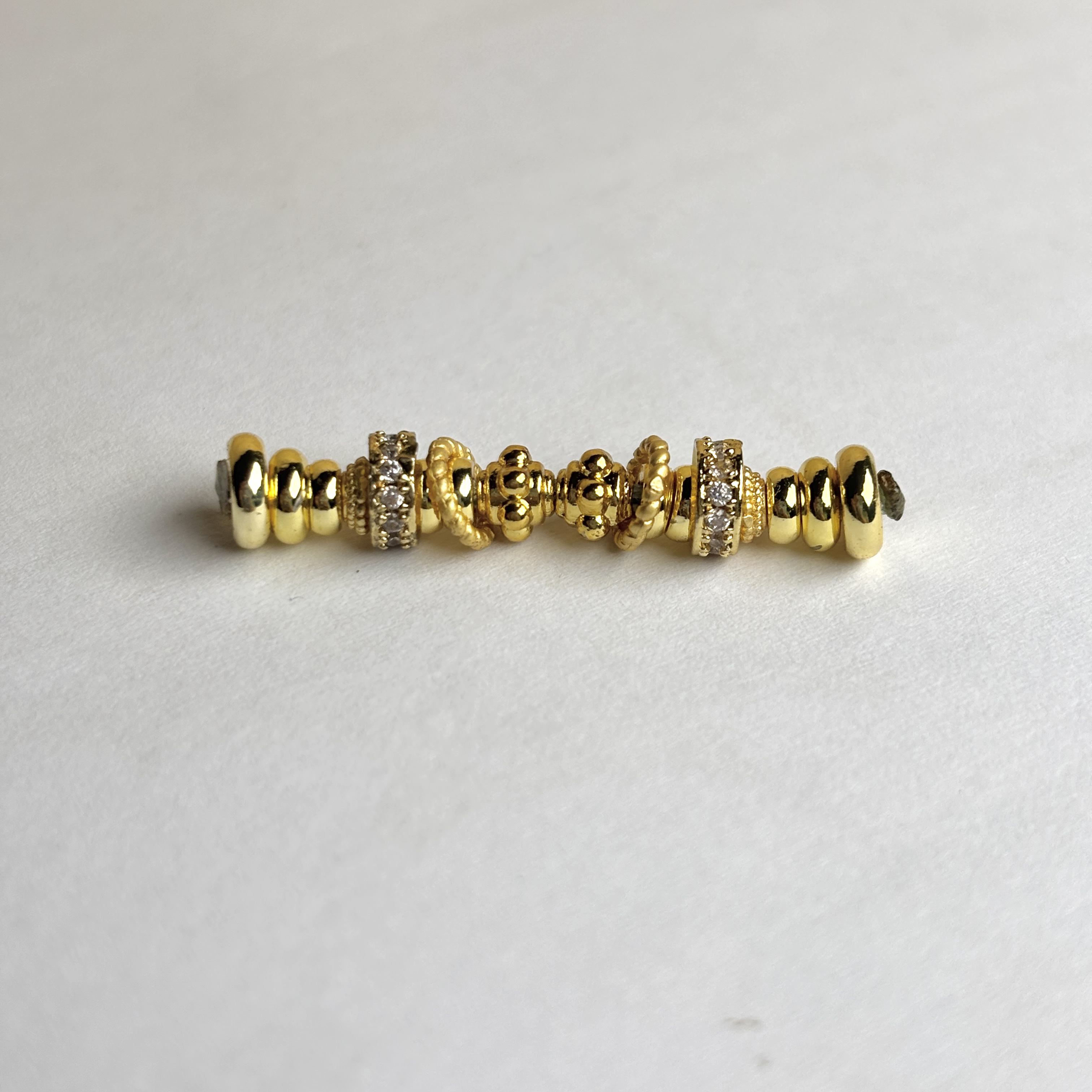 爆款8k金万能轴不挑剔串串多大尺寸都能配百搭款文玩黄金配饰