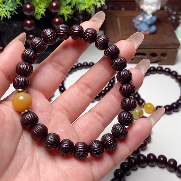 核桃手串/手链涂*猴头玉华串