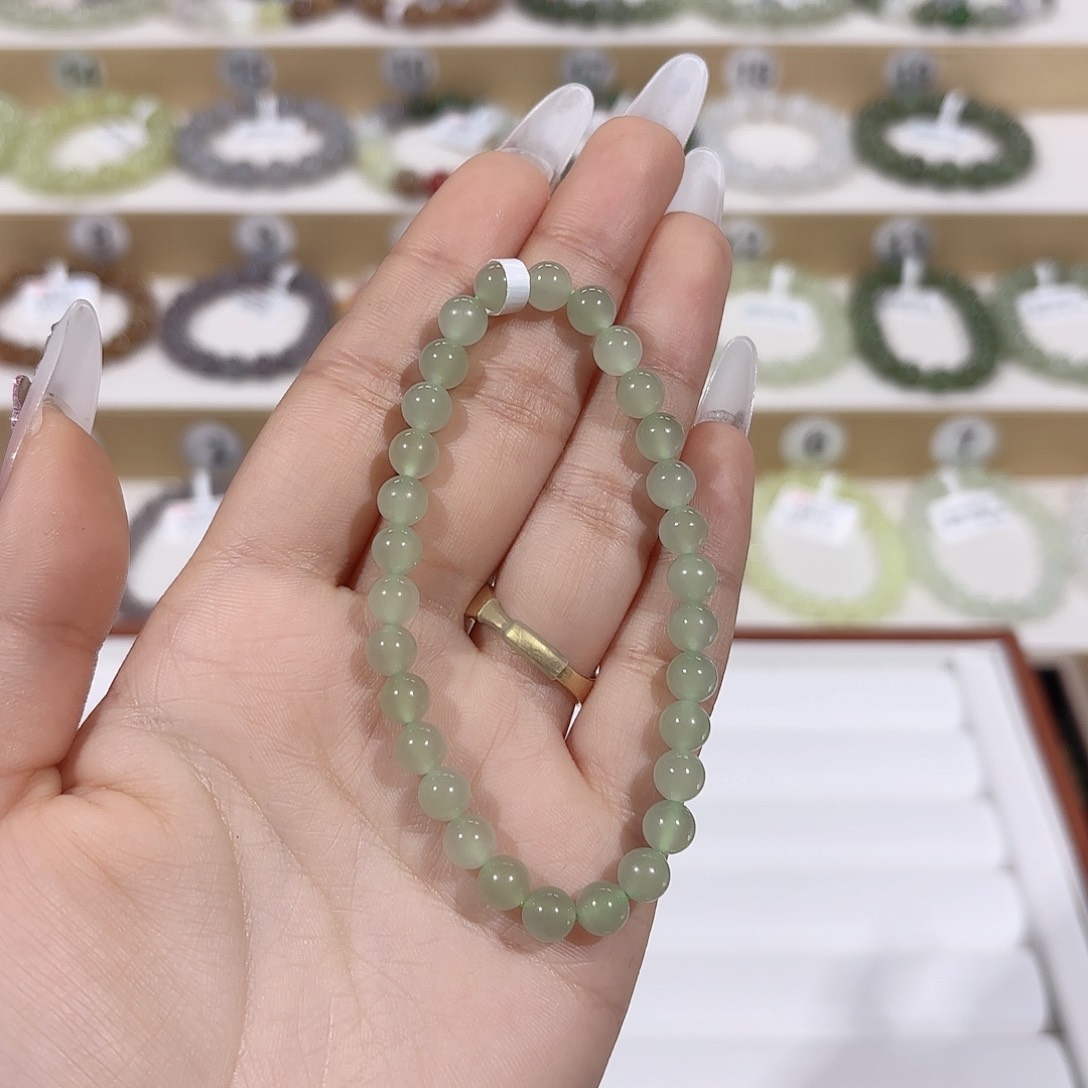 和田玉手链未镶嵌多***辰y