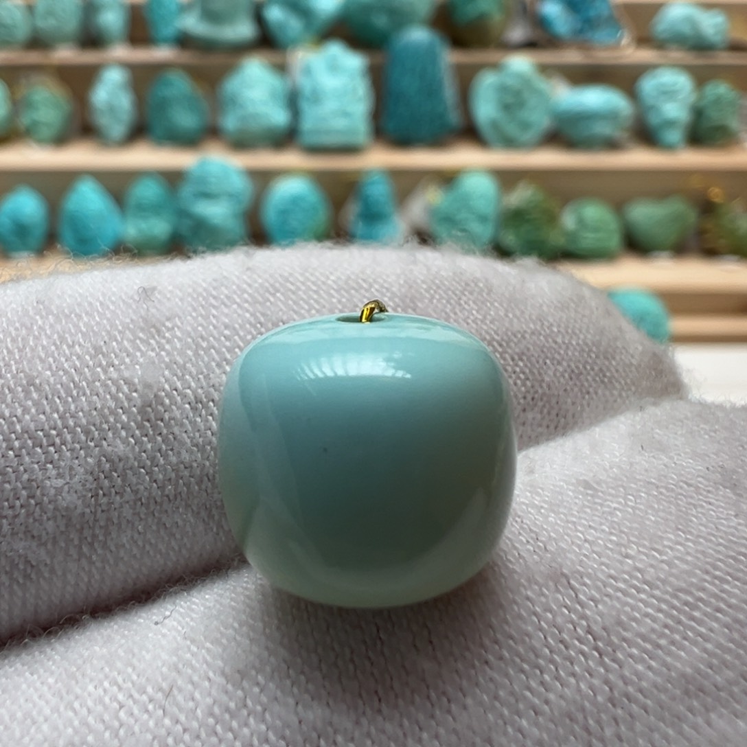 绿松石未镶嵌配饰11.8*10.7