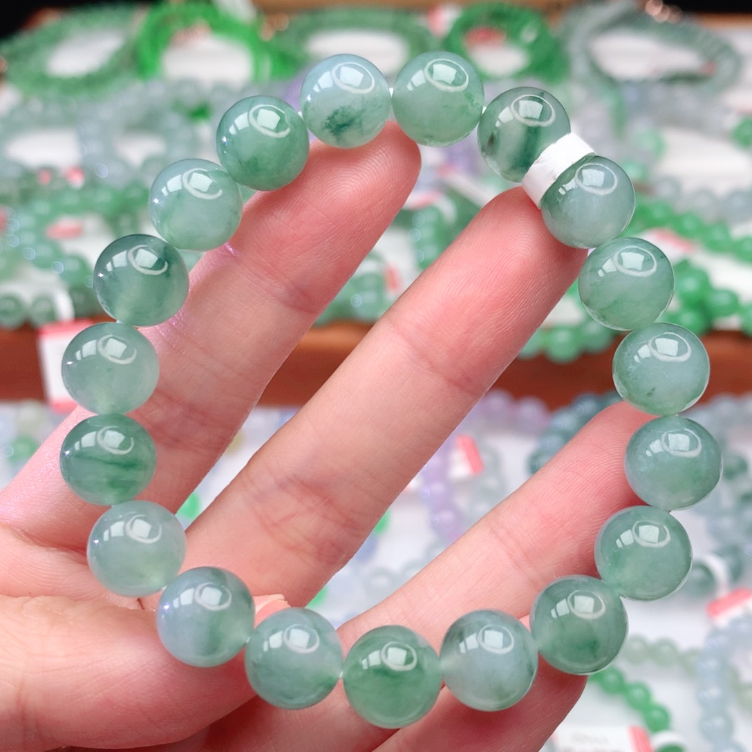 翡翠手链未镶嵌翡翠10mm