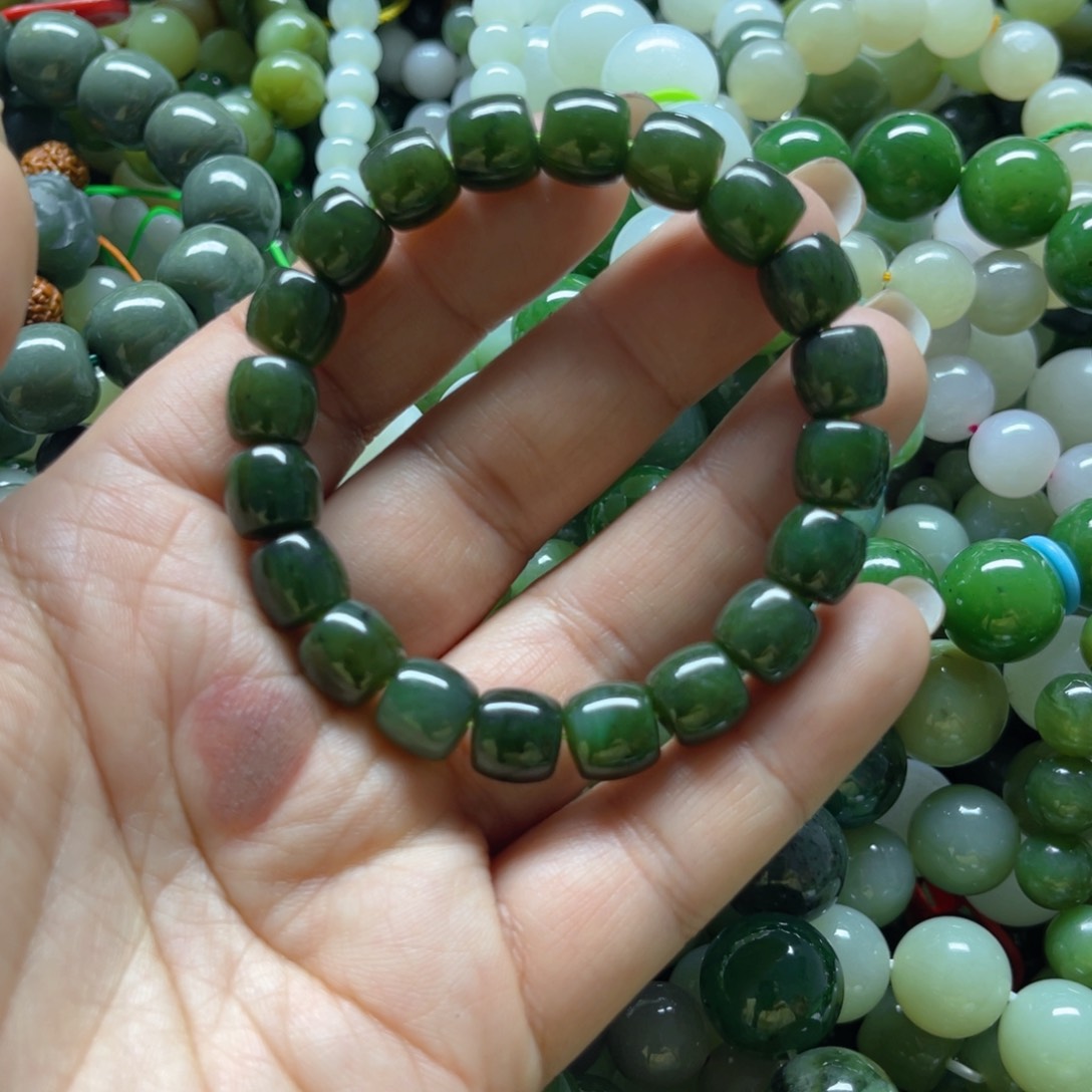 和田玉手链未镶嵌