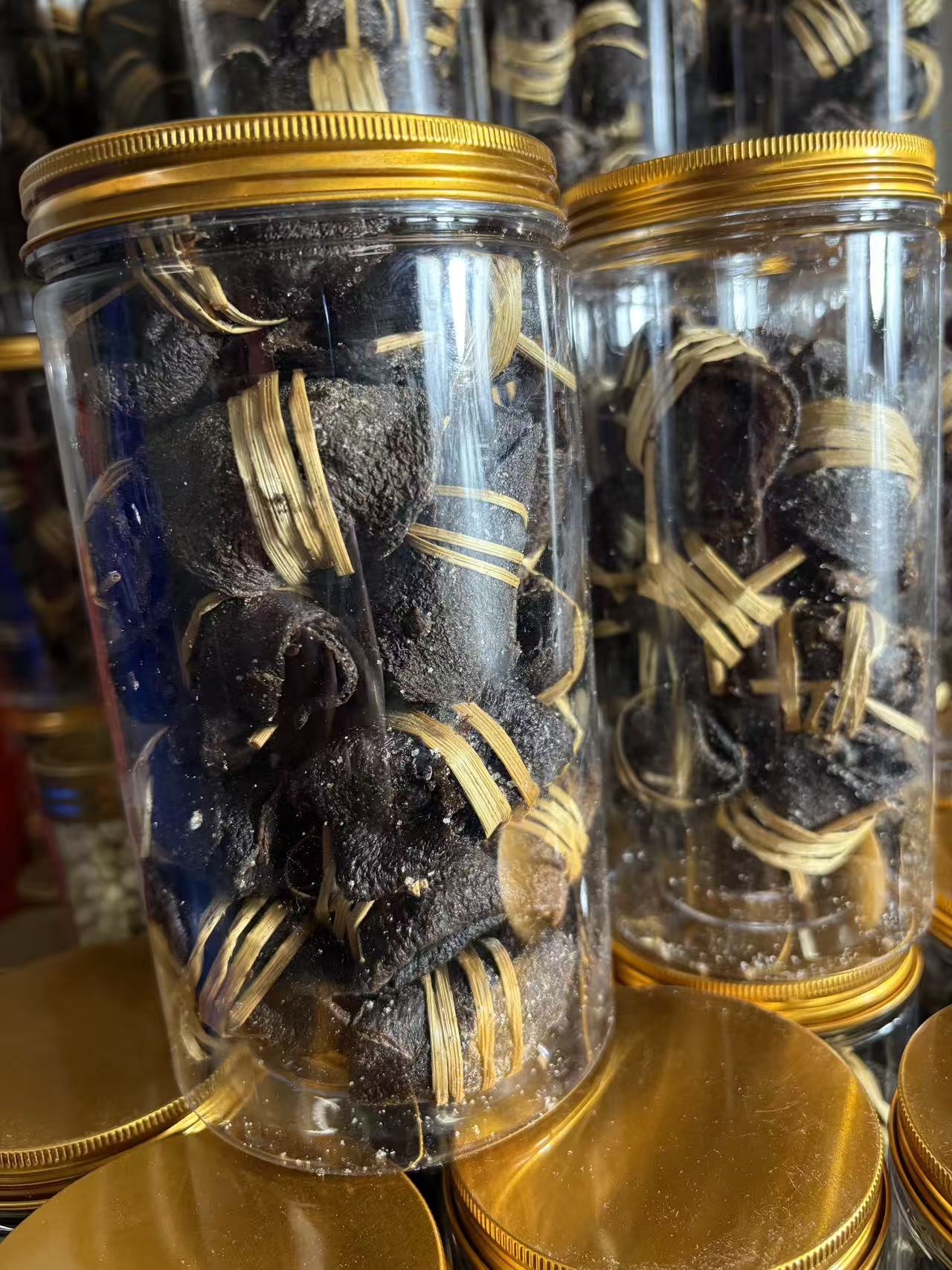 大冰精选广东三宝扎陈皮咸橄榄禾杆草