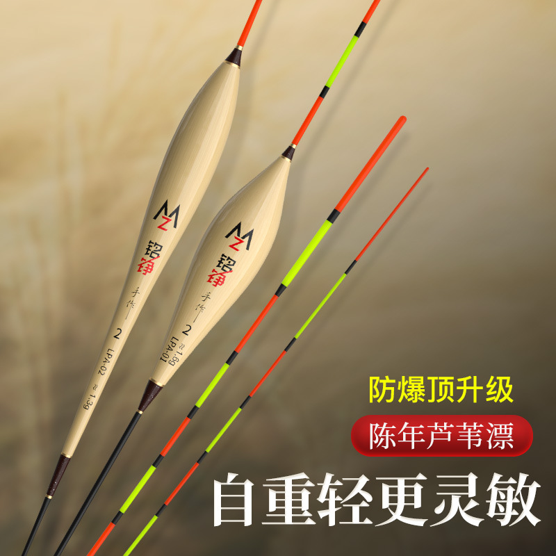 芦苇浮漂超清晰鱼漂高灵敏行程浮漂鲫鲤鱼漂阿名钓鱼醒目行程浮漂