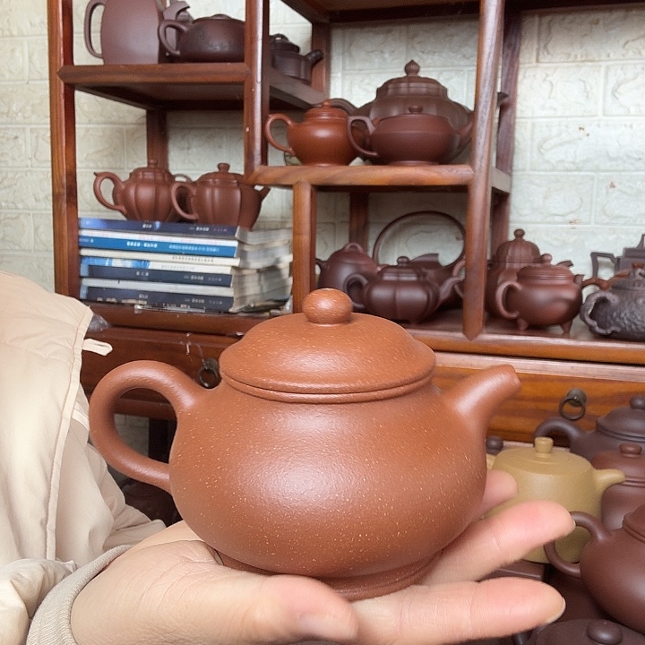 紫砂茶壶潘壶280cc精工半手工