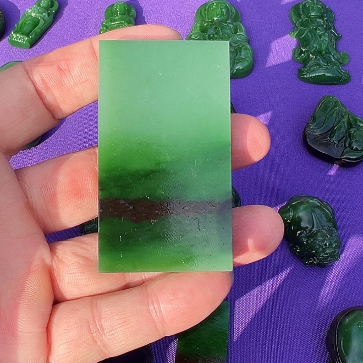 和田玉（碧玉）未镶嵌吊坠(不含链)