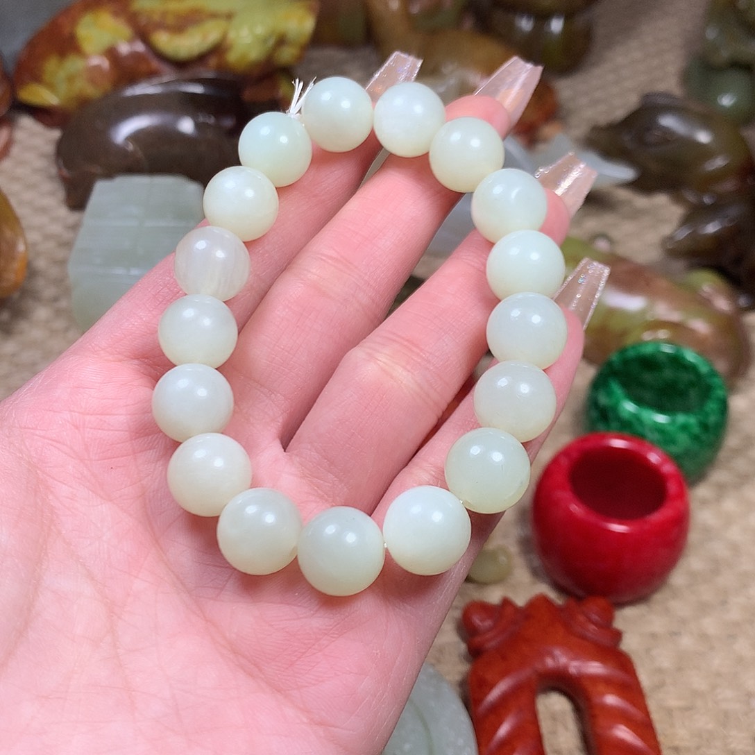 白玉菩提吊坠挂件