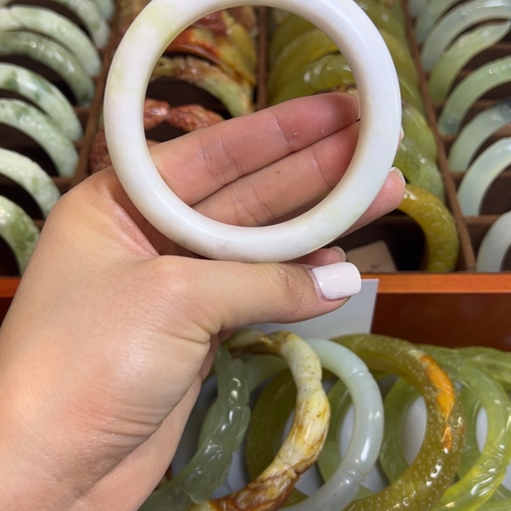 蛇纹石玉合金手镯