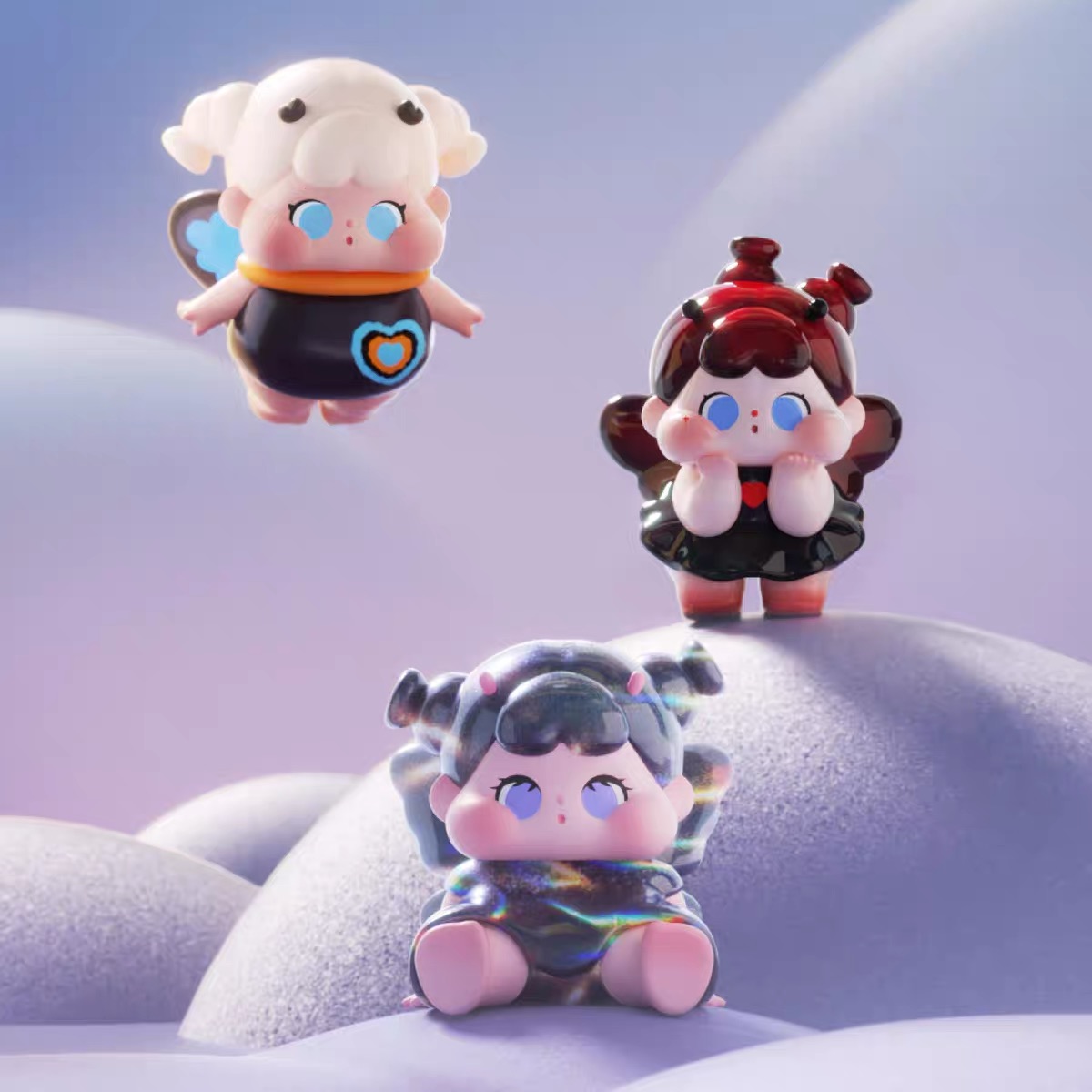 【MAKA新品代拆】QOQO花福黛萌粒盲袋盲盒可爱手办公仔潮玩周边