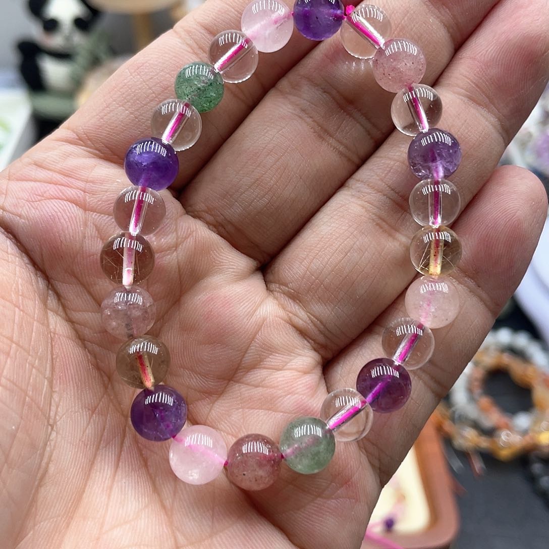 水晶手链未镶嵌多宝水晶