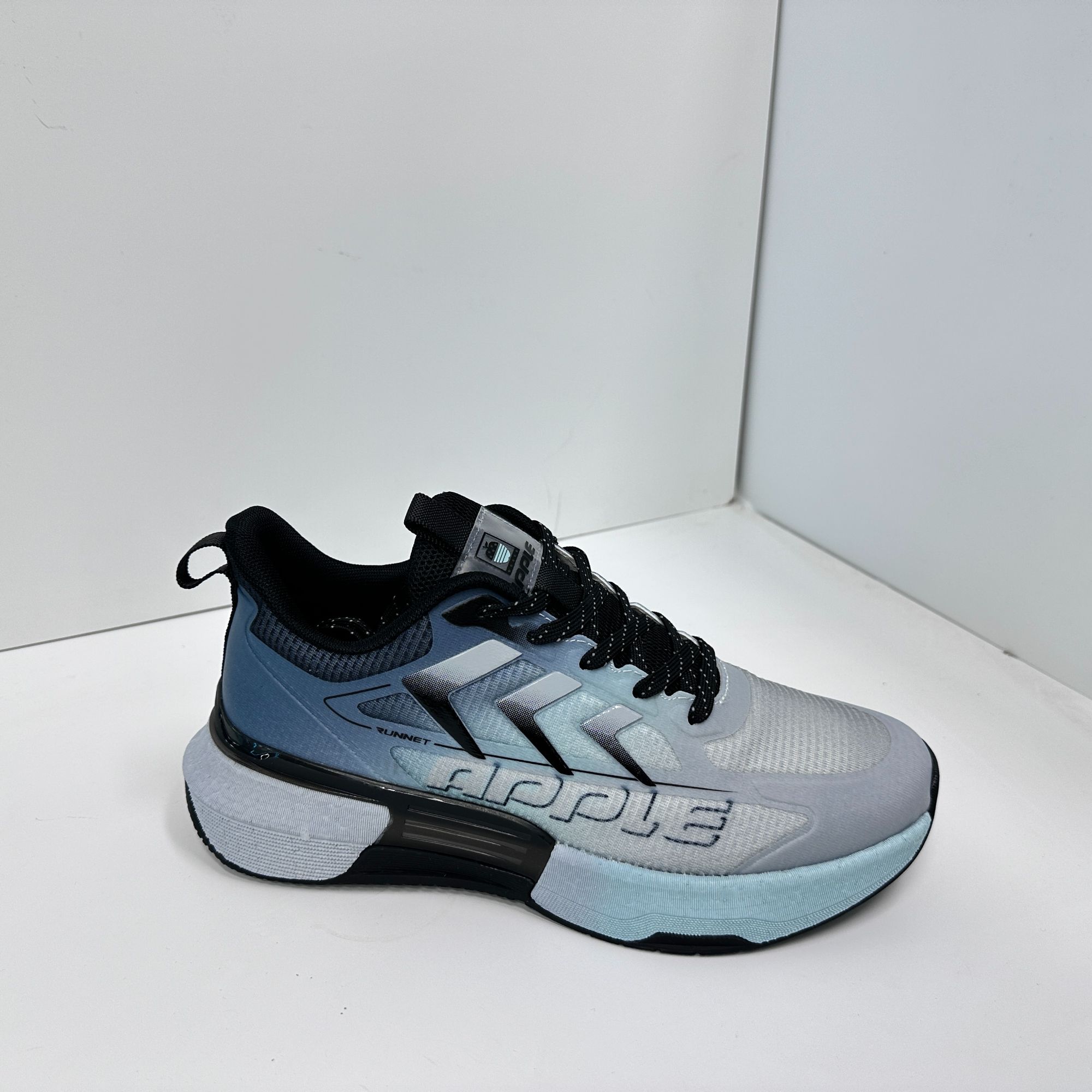 【652317-黑浅绿】男款时尚百搭运动休闲鞋[小薇]