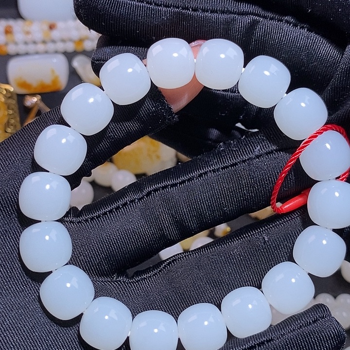 和田玉未镶嵌手链