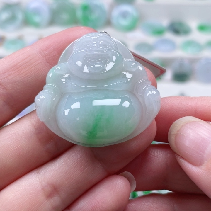 颈饰未镶嵌翡翠佛