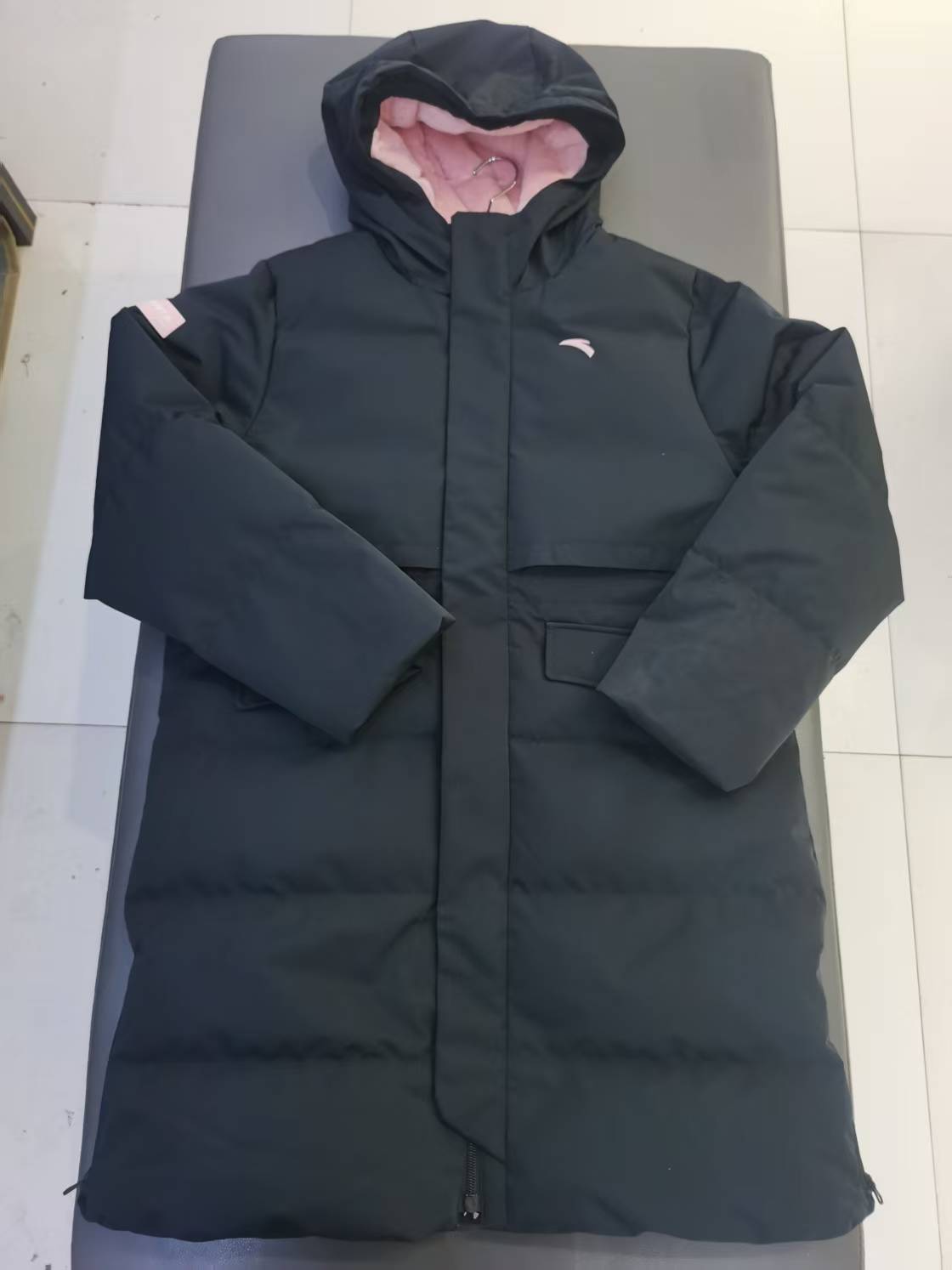 女童长厚款冬季时尚连帽