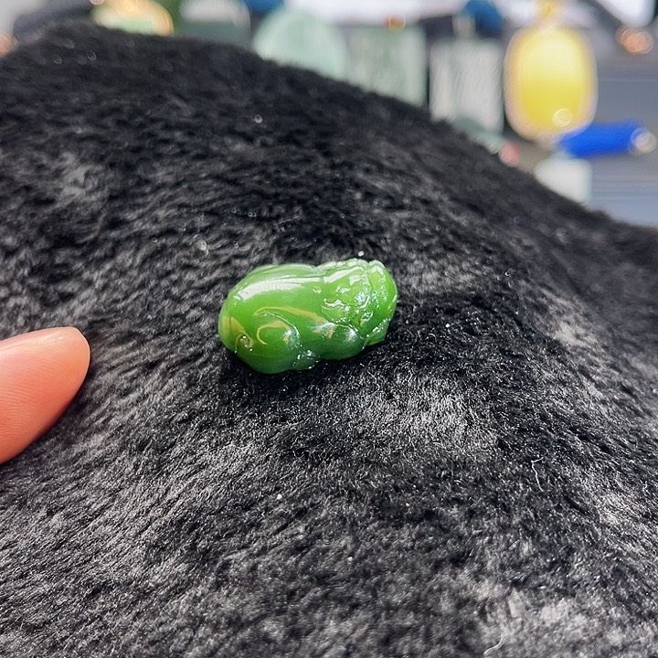 和田玉（碧玉）未镶嵌吊坠(不含链)