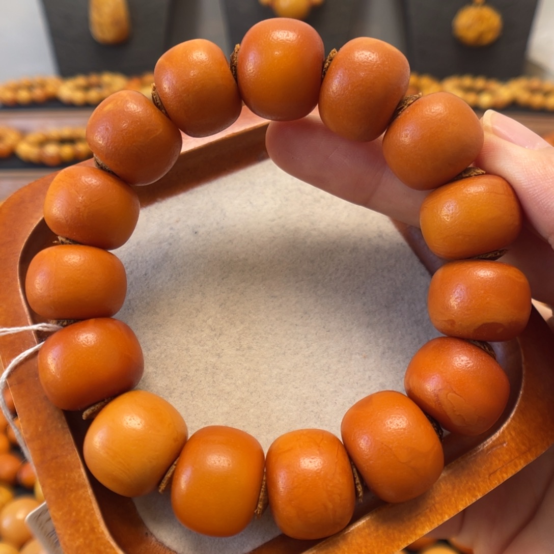 蜜蜡未镶嵌手链蜜蜡