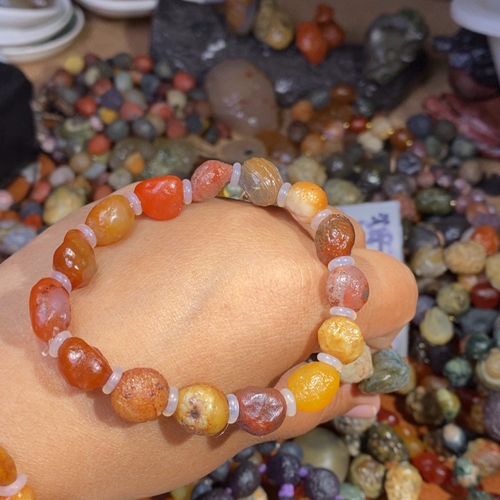 玛瑙/玉髓珠宝半成品未镶嵌一***