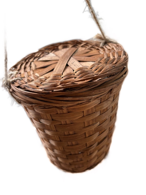 （竹篮熟茶小茶块头）竹篮