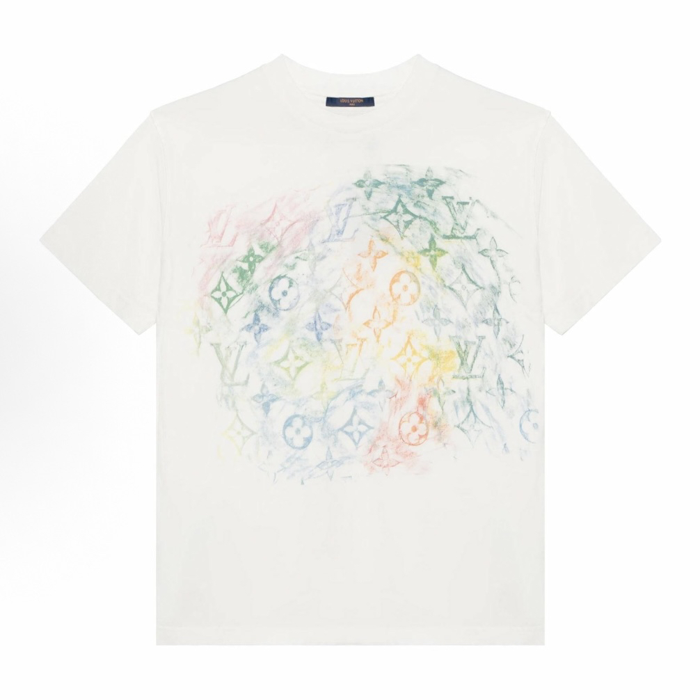 未使用 LouisVuitton/路易威登 /XL码/XS码/M码/满印彩色印花短袖