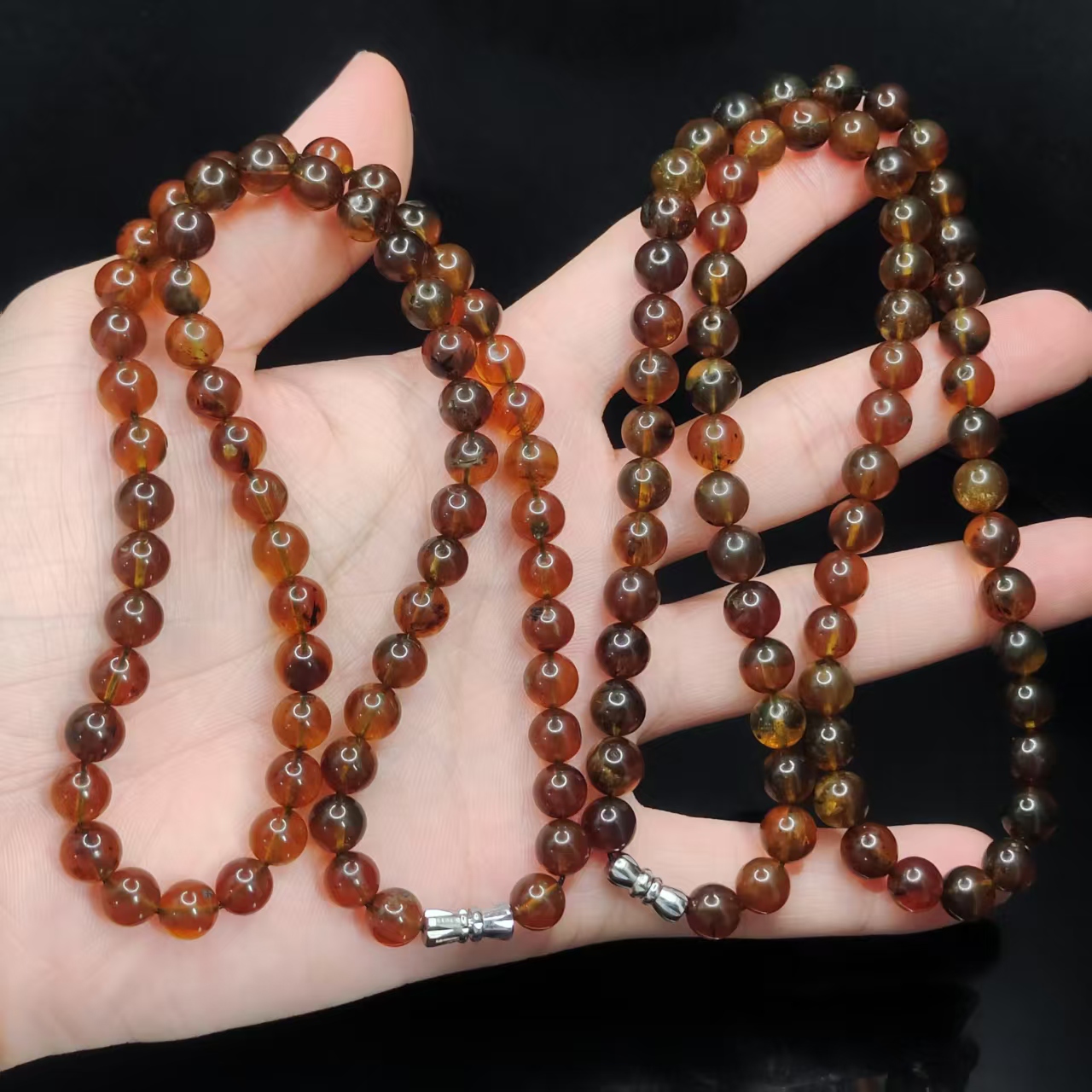 【康康严选】药珀琥珀妈妈项链GS【多样性发其一】约7mm+