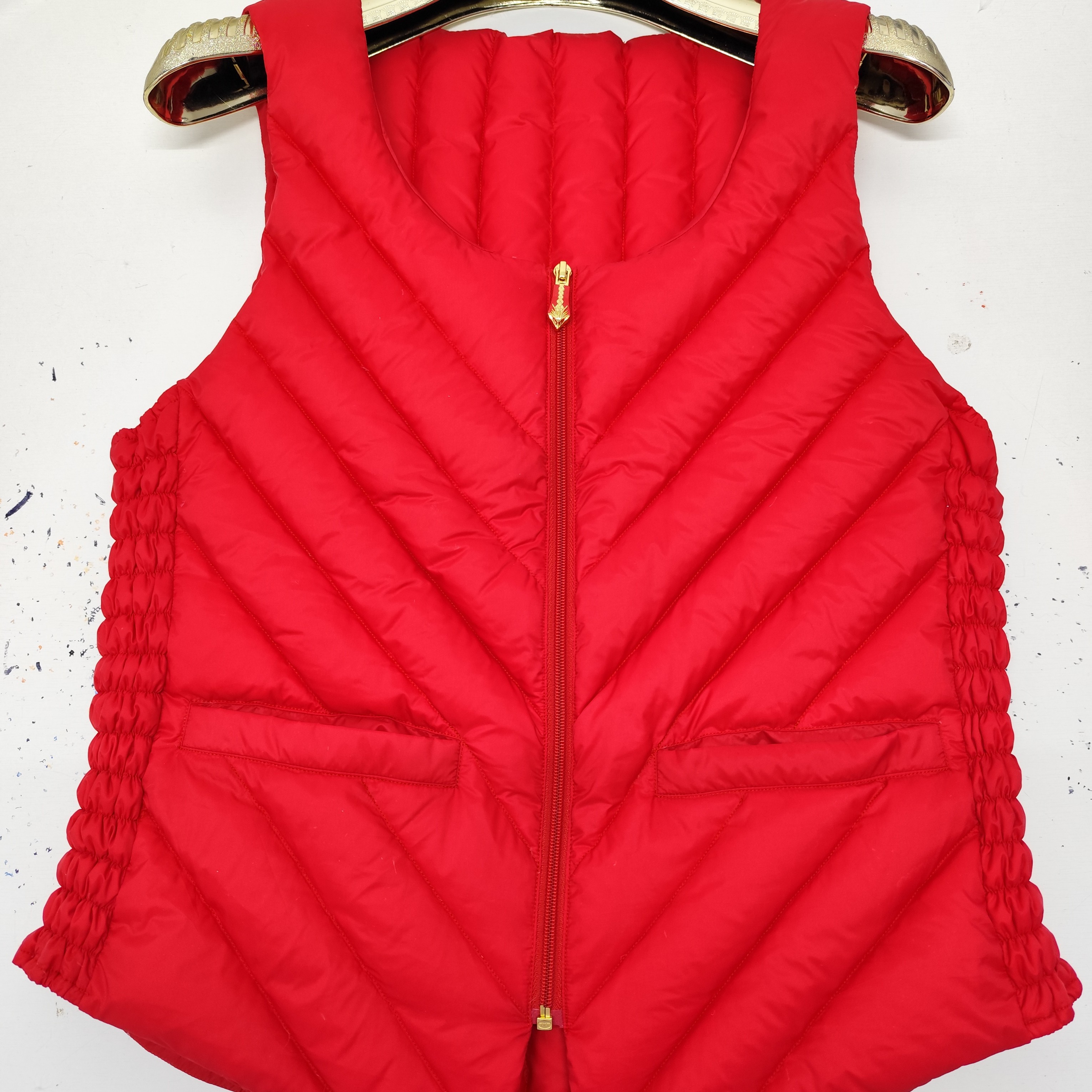 马甲纸样，牛皮纸，80-135斤，身高165一下