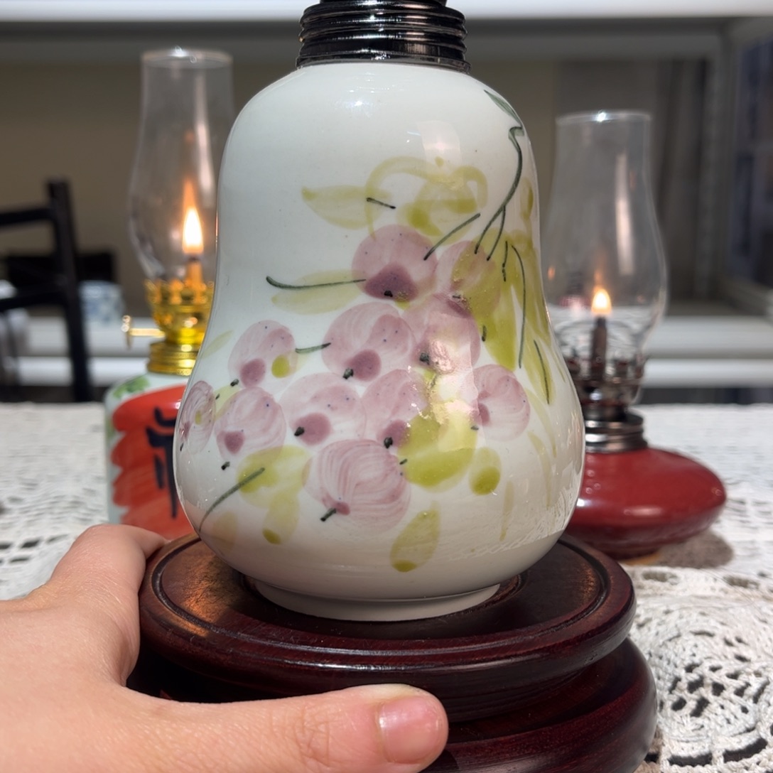 摆件景德镇陶瓷香薰灯