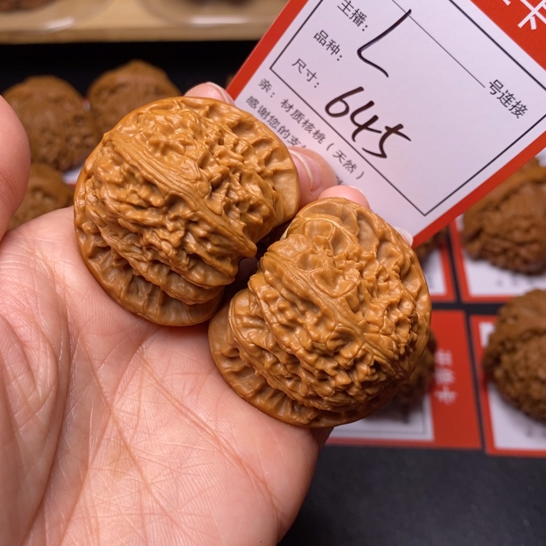 文玩核桃把件42白狮子645号