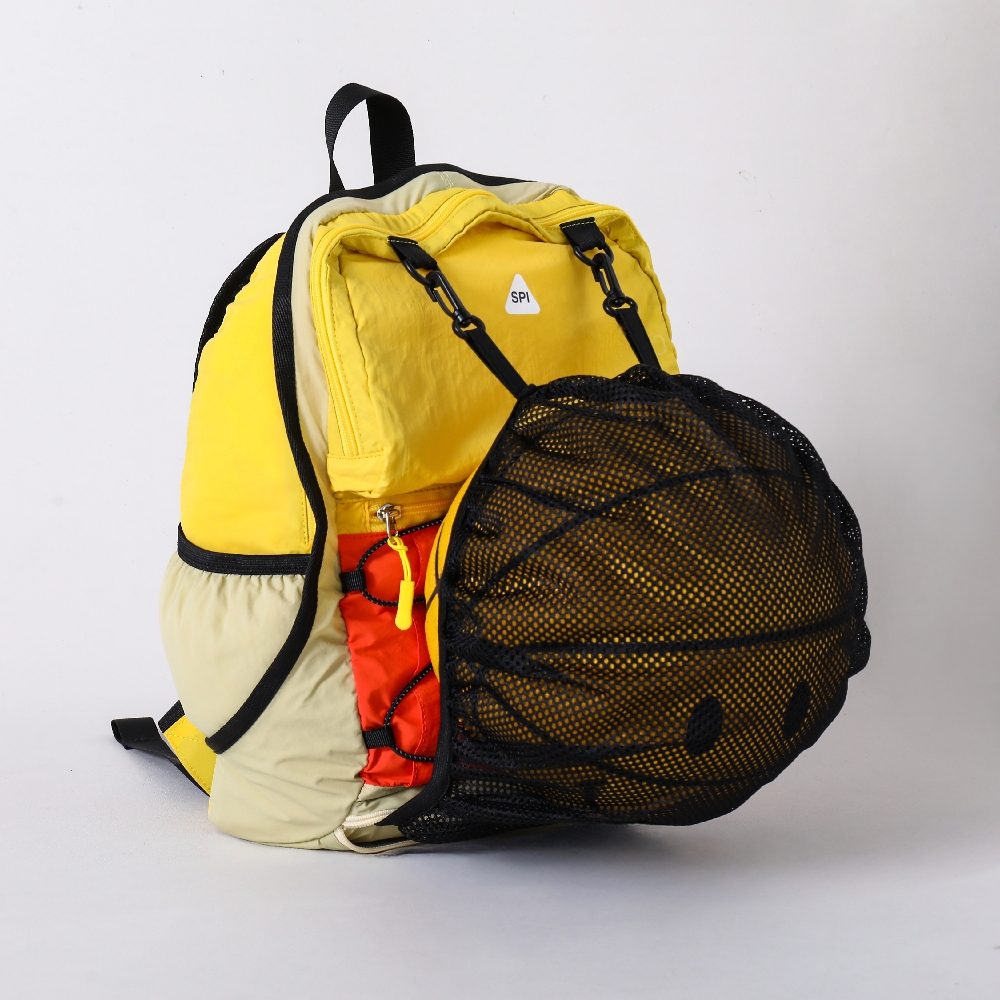 SPI香港亲子户外徒步背包2025年秋季新款旅行拼色篮球包