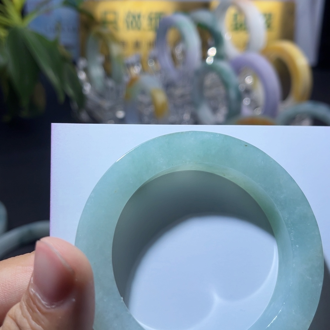 佳***甲定制翡翠未镶嵌54-60