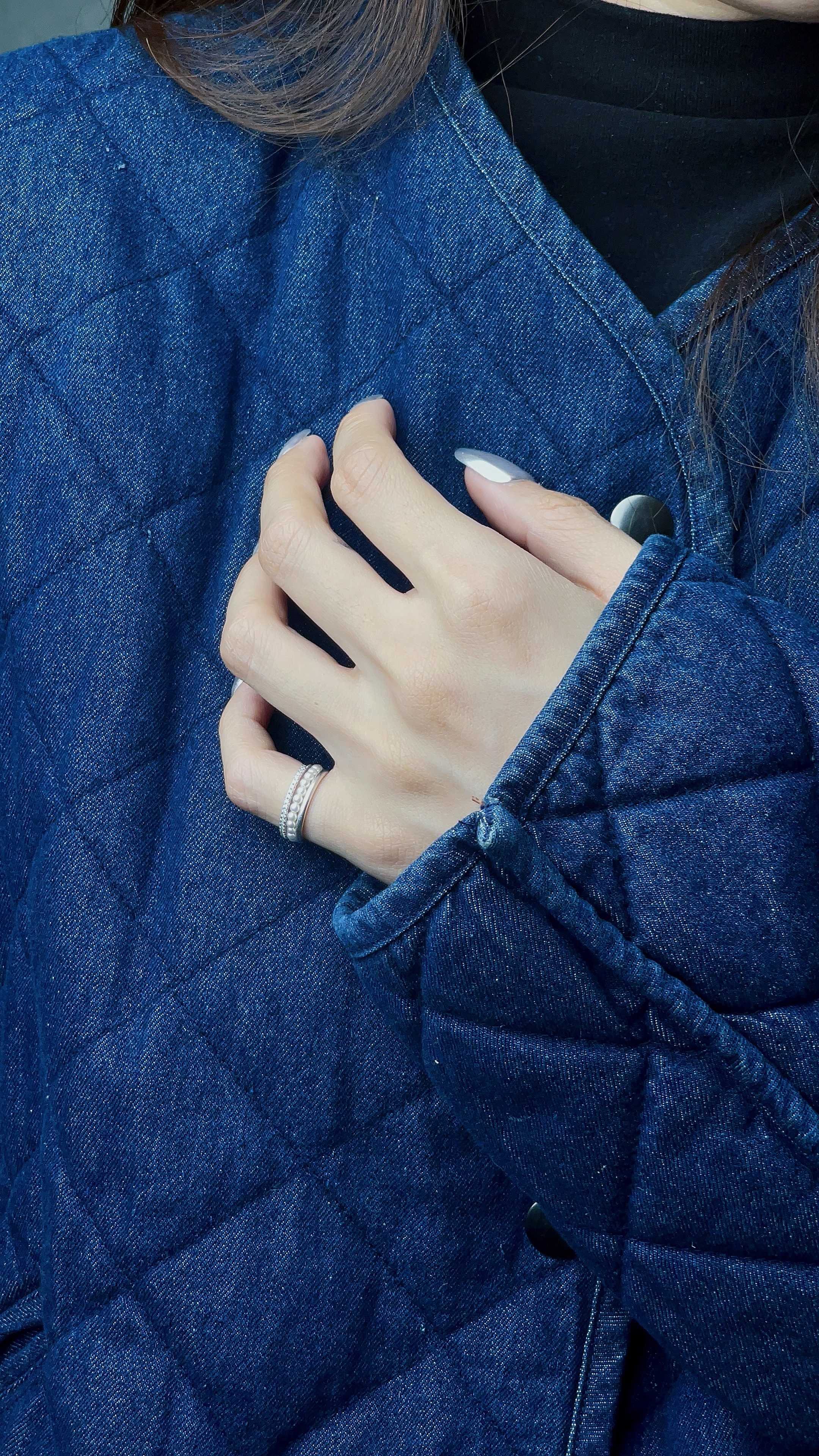 锆珠组合戒（主播同款）戒指搭配推荐