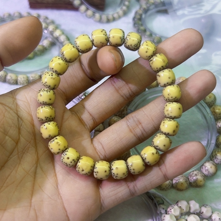 星月菩提手串9.8通体