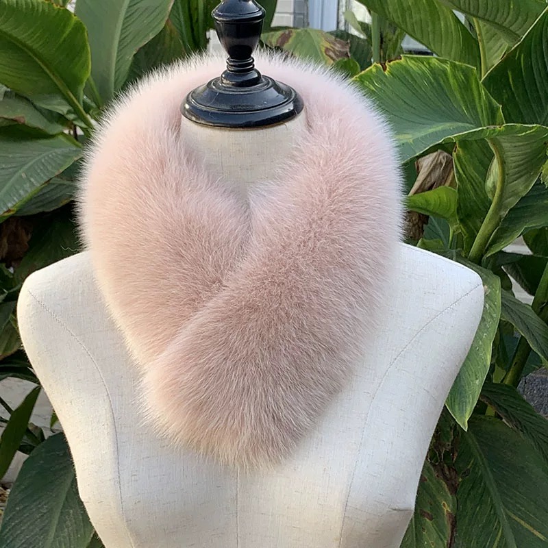 超仙~磁吸扣仿狐狸毛冬季加厚百搭保暖围脖女气质