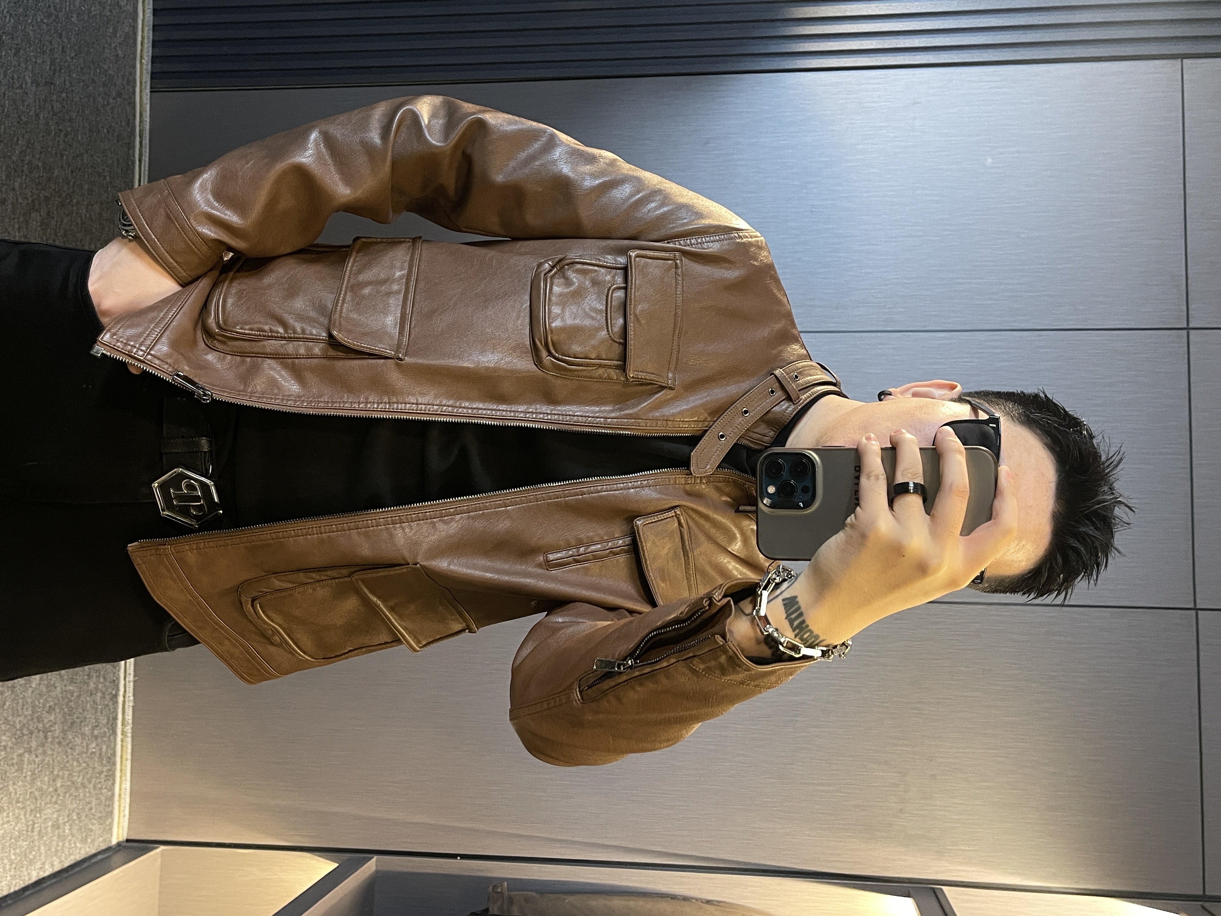 【楠先生】福利款 男士皮衣 春秋款