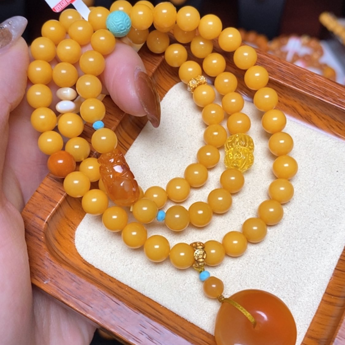 【闪购商品】蜜蜡手链未镶嵌手串