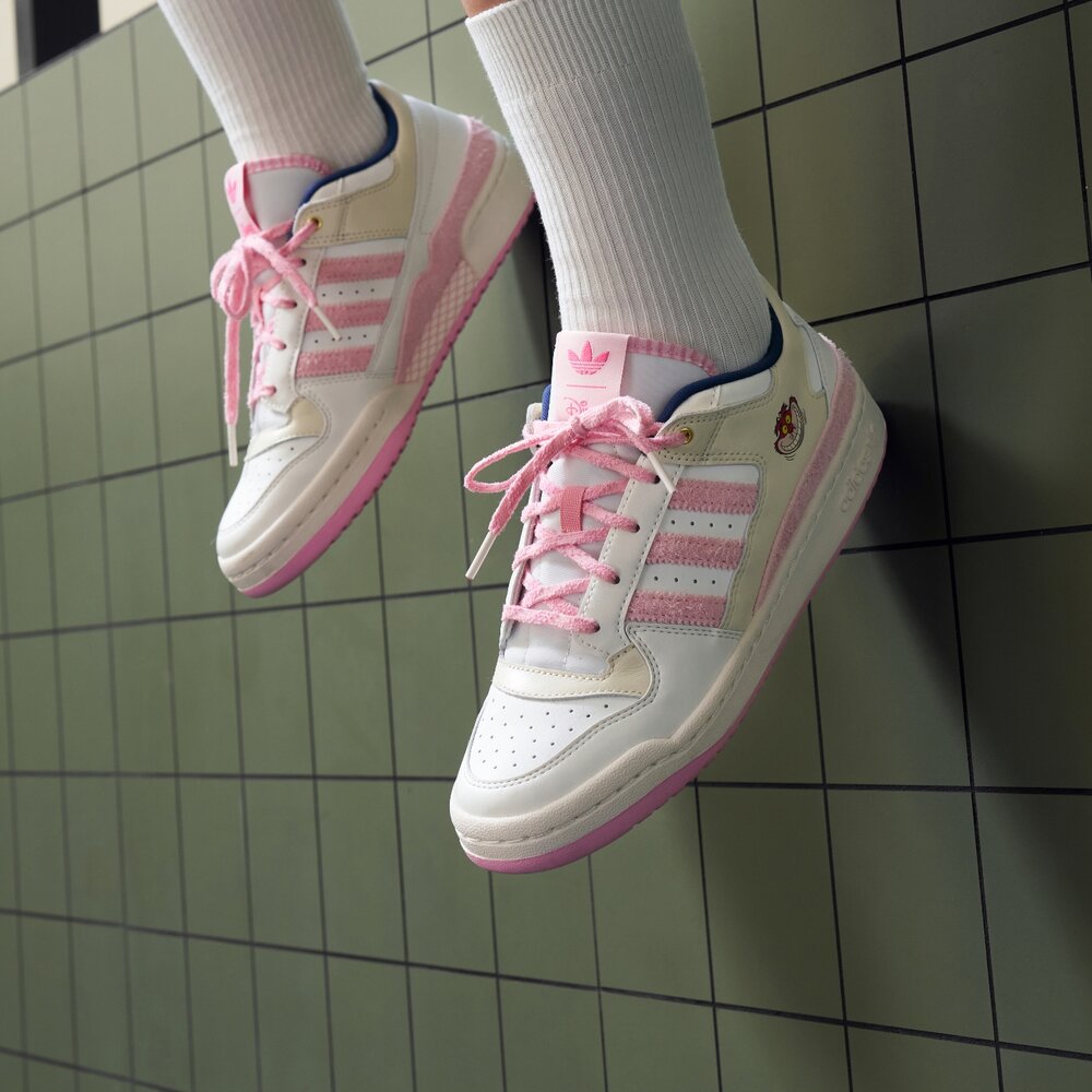 Adidas三叶草FORUM LOW CL迪士尼联名款少女经典板鞋运动鞋KH5900