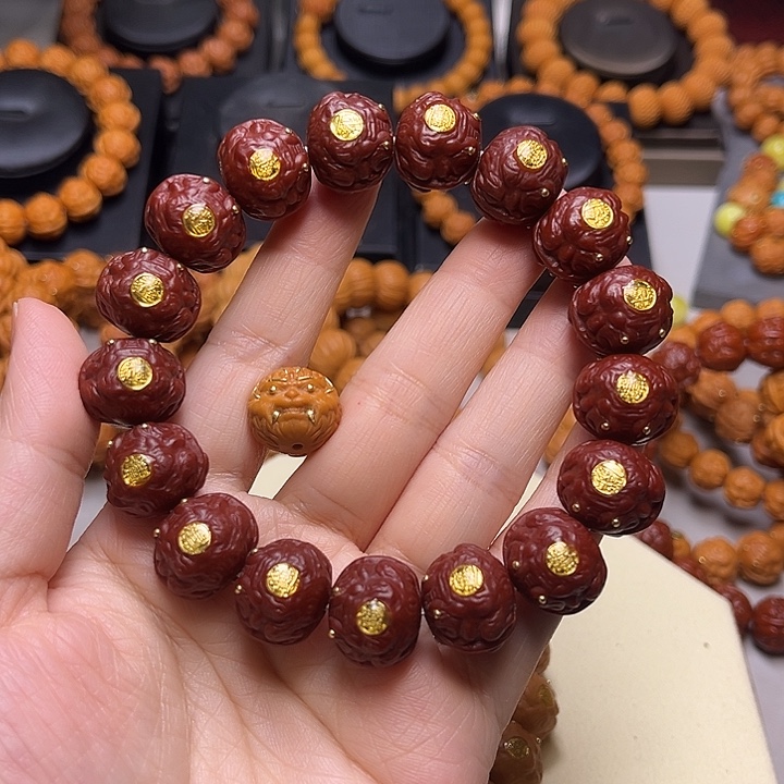 吊坠文玩核桃金蟾王