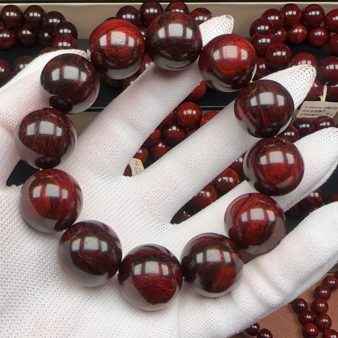 、***俗小叶紫檀手串/手链原生态印度小叶紫檀2.0琴顶