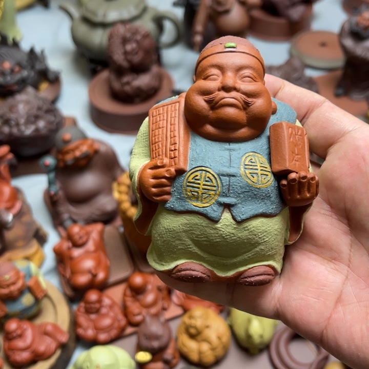 梅***门茶宠紫砂紫砂茶宠