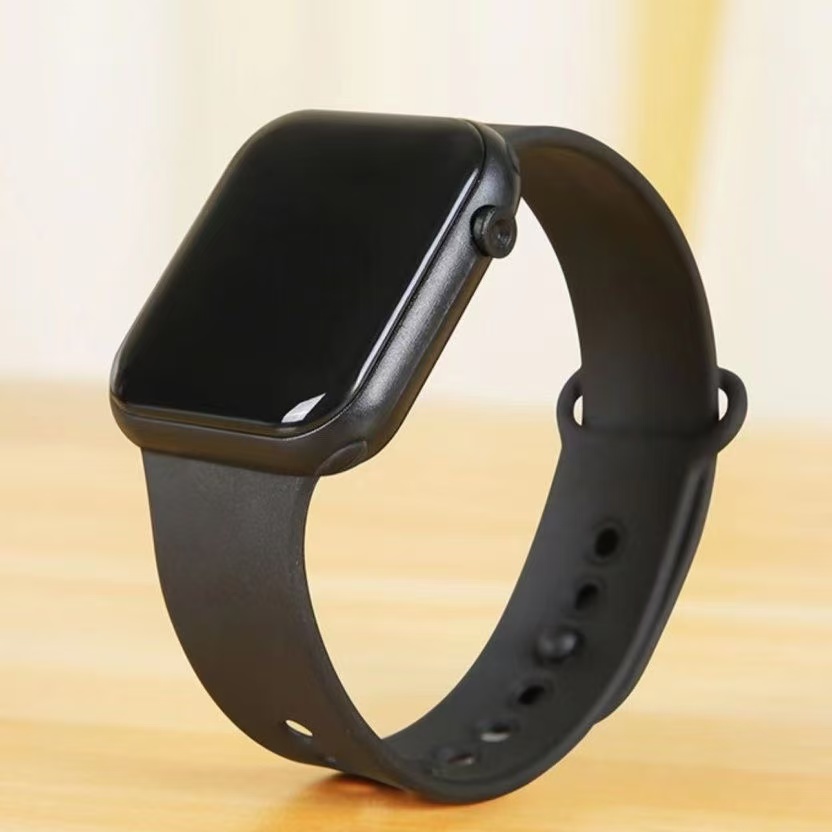 ins高颜值运动方形数字创意手表HT