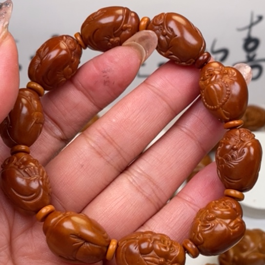 手串/手链橄榄核核雕