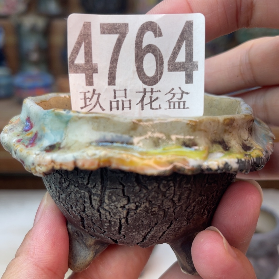 景德镇陶瓷手工花盆默认瑕疵