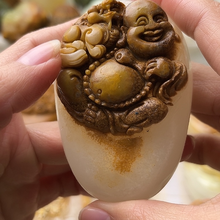 石材古青石不退换佛