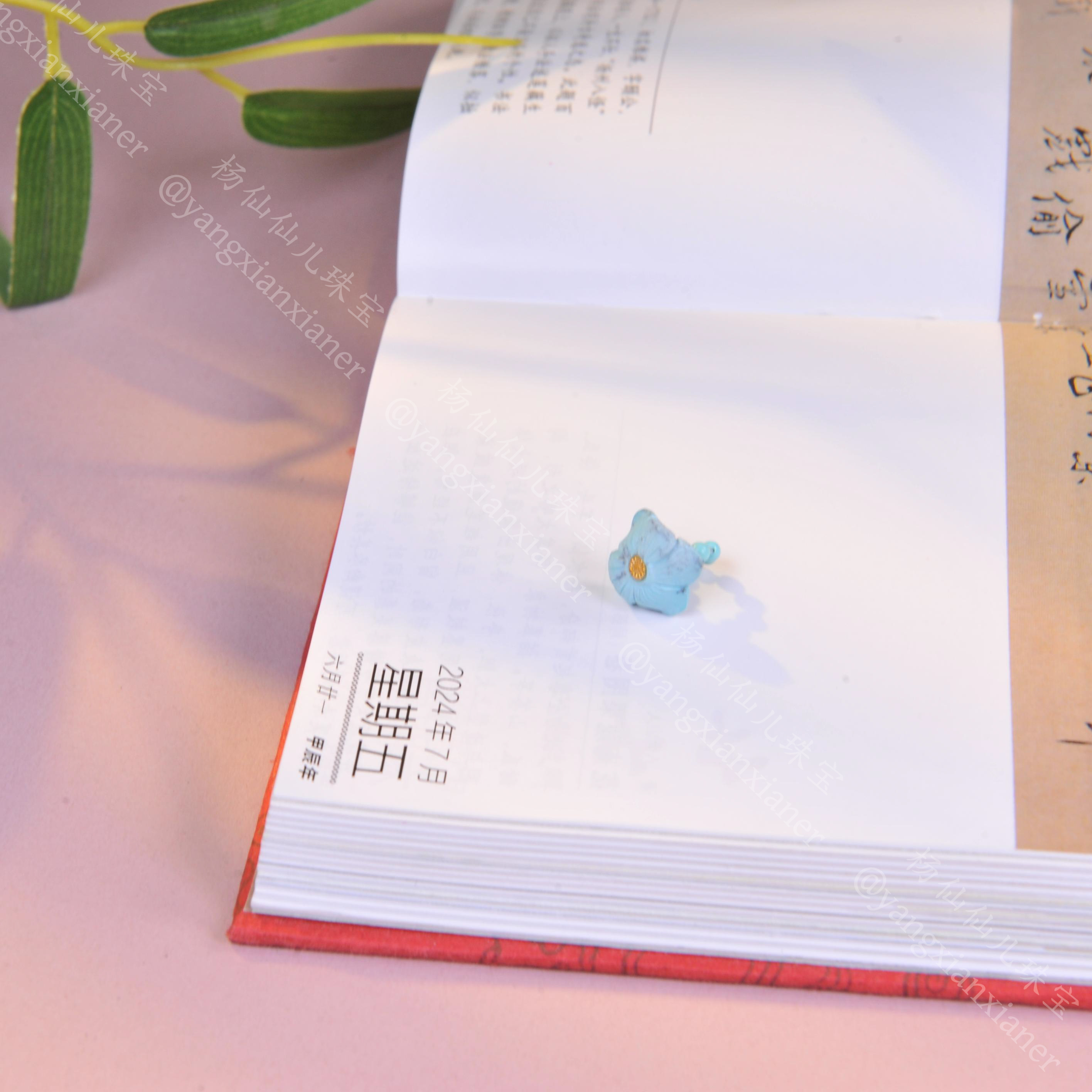 【杨仙仙珠宝】绿松石多宝卡子-A4986