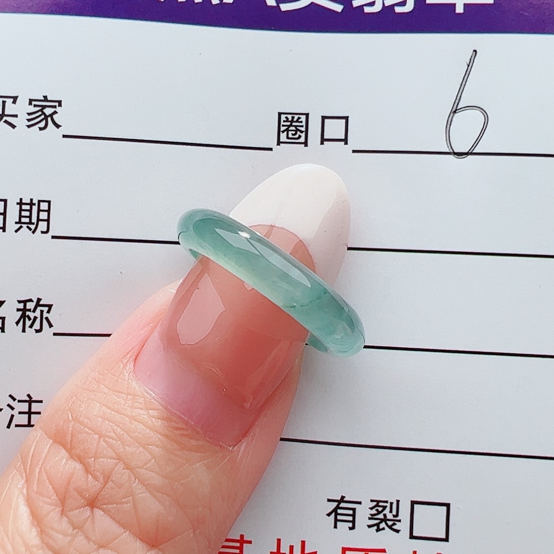 未镶嵌戒圈翡翠翡翠