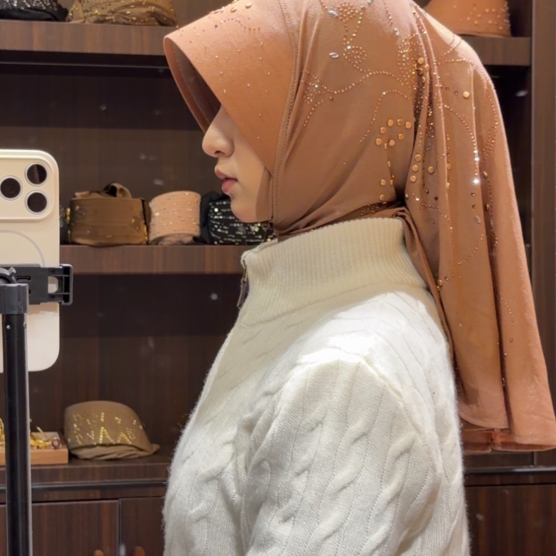 纯棉奢耀晶泽粉卡其