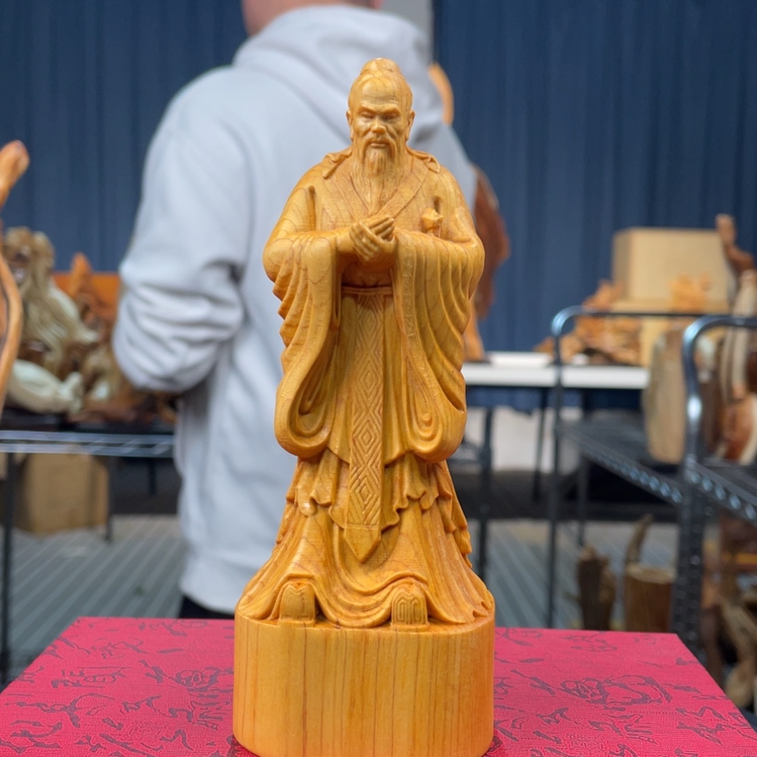 柏木（崖柏）孔子礼盒